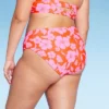 Women's High Leg Extra Cheeky Low-Rise Bikini Bottom - Wild Fable™ Orange/Pink Tropical Print 2 Women's High Leg Extra Cheeky Low-Rise Bikini Bottom - Wild Fable™ Orange/Pink Tropical Print -Wild Fable GUEST 68942af9 5de4 42e0 a475 bae27d492ad9