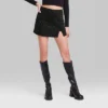 Women's High-Rise Bodycon Mini Skort - Wild Fable™ Black -Wild Fable GUEST 6b04a66d 2f36 4604 9a15 b3c21f7a9096