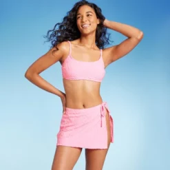 Women's Wavy Terry Textured Bralette Bikini Top - Wild Fable™ Light Pink 14 Women's Wavy Terry Textured Bralette Bikini Top - Wild Fable™ Light Pink -Wild Fable GUEST 6b3e21ad 439c 40cf a7ca 48b3fe626f30