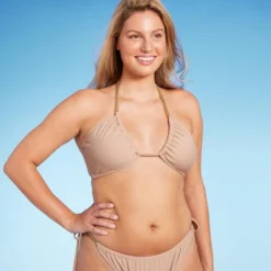 Women's Chain Detail U Bralette Bikini Top - Wild Fable™ Brown -Wild Fable GUEST 6ba54559 3266 4574 8d86 551cfb9c481e