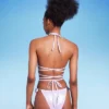 Women's Extreme Wrap Triangle Bikini Top - Wild Fable™ Light Purple Iridescent -Wild Fable GUEST 6faad4de 05b3 49c5 a6bc e8fdb0c449c3