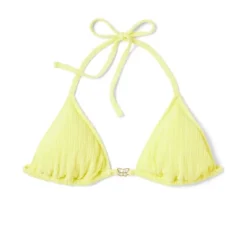 Women's Butterfly Charm Plisse Textured Triangle Bikini Top - Wild Fable™ -Wild Fable GUEST 70babe3e e6ef 4db8 baa7 ba3c9e81770c