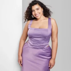 Women's Satin Corset Tank Top - Wild Fable™ -Wild Fable GUEST 7150ab7f 29a9 4669 8c38 91e528c41c19