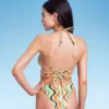 Women's Tie-Front Triangle Bikini Top - Wild Fable™ Multi Striped -Wild Fable GUEST 72a72a28 df4f 435e 8da6 b8c0c5d32067