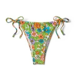 Women's Side-Tie Adjustable Coverage Ultra High Leg Bikini Bottom - Wild Fable™ Floral Print -Wild Fable GUEST 7322496c c4dd 4e09 bb5e 2bfd89c0a20e