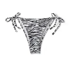 Women's Ultra High Leg Adjustable Coverage Bikini Bottom - Wild Fable™ Black/White Zebra Print -Wild Fable GUEST 77349a7b a4e0 4eb5 81b3 435568a84641