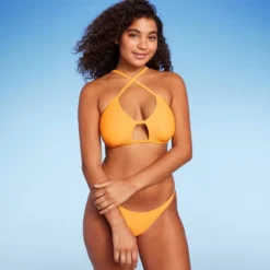 Women's Cut Out Cross Front Bralette Bikini Top - Wild Fable™ -Wild Fable GUEST 7d4f153e 035b 45ca 91dc 797db0acfa1f