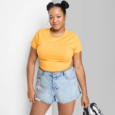 Women's High-Rise Cutoff Jean Shorts - Wild Fable™ 7 Women's High-Rise Cutoff Jean Shorts - Wild Fable™ - Image 5