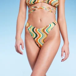 Women's Extra High Leg Ultra Cheeky Bikini Bottom - Wild Fable™ Multi Striped 15 Women's Extra High Leg Ultra Cheeky Bikini Bottom - Wild Fable™ Multi Striped -Wild Fable GUEST 7e22eda3 5e17 499c a08d d549cff1ca65