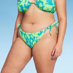 Women's Adjustable Coverage Bikini Bottom - Wild Fable™ Blue/Green Tropical Print 21 Women's Adjustable Coverage Bikini Bottom - Wild Fable™ Blue/Green Tropical Print -Wild Fable GUEST 808a435c 0d3d 45cd 9338 bcdb9fb42a32