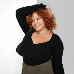 Women's Long Sleeve Sweetheart Neck Seamless Shirt - Wild Fable™ 10 Women's Long Sleeve Sweetheart Neck Seamless Shirt - Wild Fable™ -Wild Fable GUEST 82a6024a acd4 442a 929f d3167c0a4fbb