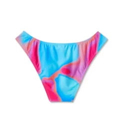 Women's High Leg Cheeky Bikini Bottom - Wild Fable™ Blue Marble Print 15 Women's High Leg Cheeky Bikini Bottom - Wild Fable™ Blue Marble Print -Wild Fable GUEST 88c108f7 de45 4fa2 b394 238776b7ff34