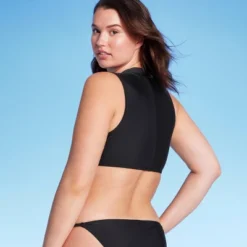 Women's Zip-Front Mock Neck Bikini Top - Wild Fable™ 10 Women's Zip-Front Mock Neck Bikini Top - Wild Fable™ -Wild Fable GUEST 8f8ba476 d674 4f63 9b81 ab5fc589a0d2