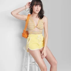 Women's Twist-Front Cut Out Tank Bodysuit - Wild Fable™ -Wild Fable GUEST 8fb10121 ae78 40a2 87f2 f0236eae6121