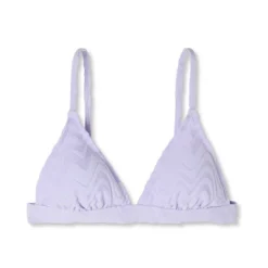 Women's Wavy Terry Textured Triangle Bikini Top - Wild Fable™ Lilac Purple 14 Women's Wavy Terry Textured Triangle Bikini Top - Wild Fable™ Lilac Purple -Wild Fable GUEST 8ffec605 35e6 40ff b4ef 42cee51458bc