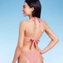 Women's U Bralette Multiway Bikini Top - Wild Fable™ Orange Tile Print -Wild Fable GUEST 902c344d 30ba 4701 b257 c8be6c82f4cf