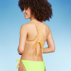 Women's Reversible Triangle Bikini Top - Wild Fable™ -Wild Fable GUEST 917621cc 916d 4a86 9407 a0781d454ded