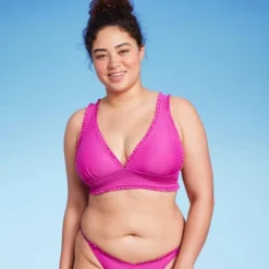 Women's Smocked Detail Longline Bikini Top - Wild Fable™ Purple 12 Women's Smocked Detail Longline Bikini Top - Wild Fable™ Purple -Wild Fable GUEST 93f35464 1f9d 4868 9c78 ae954c5ab1c6