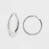 Twisted Chunky Hoop Earring Set 3pc - Wild Fable™ Silver -Wild Fable GUEST 94422c13 fe71 46c0 9e3e f4fda34f52a1