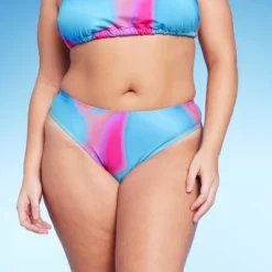 Women's High Leg Cheeky Bikini Bottom - Wild Fable™ Blue Marble Print 17 Women's High Leg Cheeky Bikini Bottom - Wild Fable™ Blue Marble Print -Wild Fable GUEST 94bfd734 9c12 4ec6 89cd 8c39fe054e98