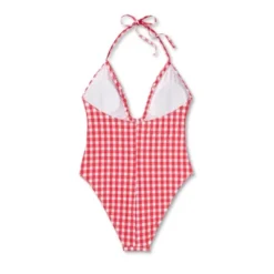 Women's Keyhole Cross Front Halter Ultra High Leg Cheeky One Piece Swimsuit - Wild Fable™ Red 12 Women's Keyhole Cross Front Halter Ultra High Leg Cheeky One Piece Swimsuit - Wild Fable™ Red -Wild Fable GUEST 97b444e8 b2de 4bc3 8f5e b1536d1f67ab