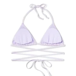 Women's Extreme Wrap Triangle Bikini Top - Wild Fable™ Light Purple Iridescent 14 Women's Extreme Wrap Triangle Bikini Top - Wild Fable™ Light Purple Iridescent -Wild Fable GUEST 99b4b36d 6766 44d4 8ac1 8708c7541281