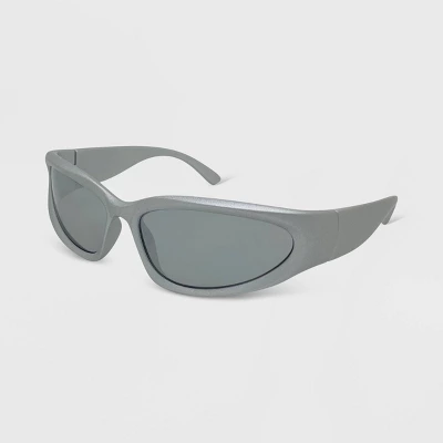 Sport Matte Finish Sunglasses - Wild Fable™ Gray 3 Sport Matte Finish Sunglasses - Wild Fable™ Gray