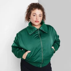 Women's Satin Bomber Jacket - Wild Fable™ 11 Women's Satin Bomber Jacket - Wild Fable™ -Wild Fable GUEST 9e44b0ce 00b4 48bf 9ce3 4186960fc830