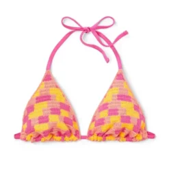 Women's Space Dye Crochete Triangle Bikini Top - Wild Fable™ Orange/Magenta -Wild Fable GUEST a0864c83 847f 4f47 81de 8d2d87b0cb93