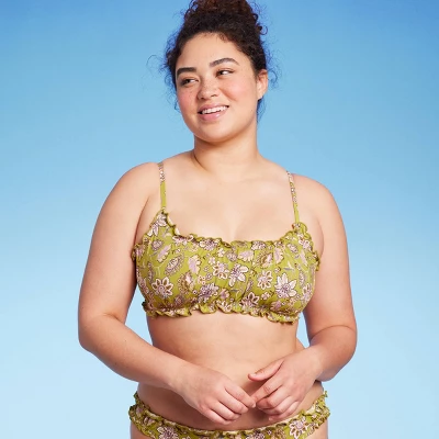 Women's Ruffle Detail Bralette Bikini Top - Wild Fable™ 5 Women's Ruffle Detail Bralette Bikini Top - Wild Fable™ - Image 3