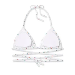 Women's Floral Print Strappy Triangle Bikini Top - Wild Fable™ White 14 Women's Floral Print Strappy Triangle Bikini Top - Wild Fable™ White -Wild Fable GUEST a12cc542 ae15 45f9 9fb0 5149a053c5b8