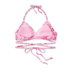 Women's Wrap Bralette Bikini Top - Wild Fable™ Pink Heart Print -Wild Fable GUEST a2c2e904 9866 4259 8013 f66a28f5d8de