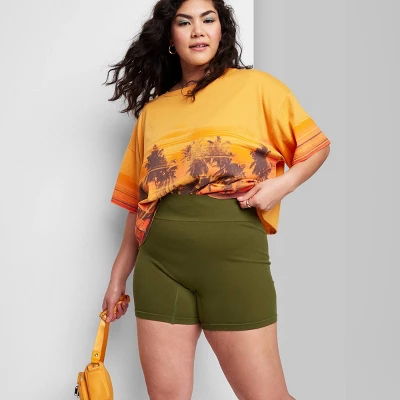 Women's High-Rise Seamless Bike Shorts - Wild Fable™ 10 Women's High-Rise Seamless Bike Shorts - Wild Fable™ - Image 8