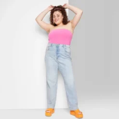 Women's Super-High Rise Distressed Straight Jeans - Wild Fable™ Light Wash 9 Women's Super-High Rise Distressed Straight Jeans - Wild Fable™ Light Wash -Wild Fable GUEST a54007a5 e913 496f 9b1f d4ca567c83b3