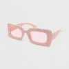 Chunky Square Rhinestone Sunglasses - Wild Fable™ Pink -Wild Fable GUEST a881d1aa b225 4d71 974b 9a1f66752dde