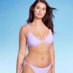 Women's Underwire Bikini Top - Wild Fable™ Light Purple -Wild Fable GUEST ac485dba c333 4058 a43c d2f9b71d200e