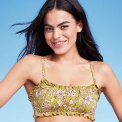 Women's Ruffle Detail Bralette Bikini Top - Wild Fable™ 10 Women's Ruffle Detail Bralette Bikini Top - Wild Fable™ -Wild Fable GUEST b61ebe73 91ec 4eef ae8c a7bb6cd97c2a