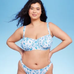 Women's Corset Longline Bikini Top - Wild Fable™ Cream -Wild Fable GUEST b9c8204f 4272 4f55 9242 b9828efd8f66