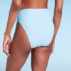 Women's High Leg Cheeky High Waist Bikini Bottom - Wild Fable™ Light Blue -Wild Fable GUEST bc82f883 d1b5 4d2b ba7f 2eeeb6686909