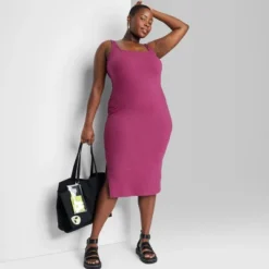 Women's Knit Midi Bodycon Dress - Wild Fable™ -Wild Fable GUEST be681c49 2a2b 44c9 8b41 dcd173f2a5e4