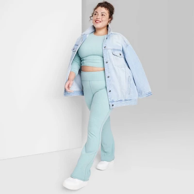 Women's Ribbed Flare Leggings - Wild Fable™ 7 Women's Ribbed Flare Leggings - Wild Fable™ - Image 5