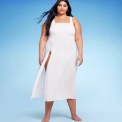 Women's Smocked High Slit Convertible Cover Up Dress - Wild Fable™ 19 Women's Smocked High Slit Convertible Cover Up Dress - Wild Fable™ -Wild Fable GUEST c45df215 bfa4 4f53 8845 a95cc6096cc9