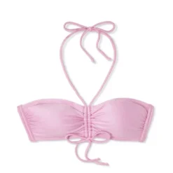 Women's Cinch-Front Halter Bandeau Bikini Top - Wild Fable™ Shiny Pink 14 Women's Cinch-Front Halter Bandeau Bikini Top - Wild Fable™ Shiny Pink -Wild Fable GUEST ce37c3ae 1db6 4f8f 9922 352047f61c5e