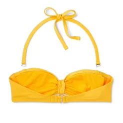 Women's Knot-Front Bandeau Bikini Top - Wild Fable™ Yellow -Wild Fable GUEST cf6eb0bb e276 4f85 9a33 80d9abebb0ef