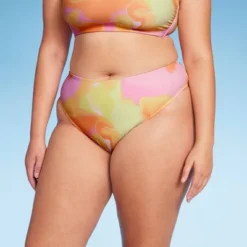 Women's High Leg Cheeky Bikini Bottom - Wild Fable™ Pink/Orange/Yellow Tie-Dye 17 Women's High Leg Cheeky Bikini Bottom - Wild Fable™ Pink/Orange/Yellow Tie-Dye -Wild Fable GUEST cf82d66a 08d0 4b14 a58e 1d131b1defbb