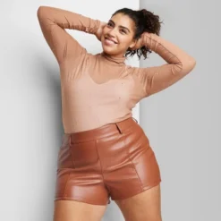 Women's High-Rise Faux Leather Shorts - Wild Fable™ 7 Women's High-Rise Faux Leather Shorts - Wild Fable™ -Wild Fable GUEST d28f05f8 136f 4db9 a14d f023a45ca831
