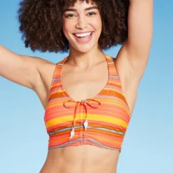 Women's Drawstring Ruched Halter Longline Bikini Top - Wild Fable™ 9 Women's Drawstring Ruched Halter Longline Bikini Top - Wild Fable™ -Wild Fable GUEST d5dbf940 3ba0 44bc 851c c75bbbfc0705