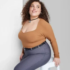 Women's Long Sleeve Sweetheart Neck Seamless Shirt - Wild Fable™ 11 Women's Long Sleeve Sweetheart Neck Seamless Shirt - Wild Fable™ -Wild Fable GUEST d6393de2 9313 4ed9 83cf df8b0fec51e5