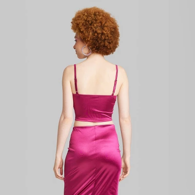 Women's Shine Knit Tiny Tank Top - Wild Fable™ 4 Women's Shine Knit Tiny Tank Top - Wild Fable™ - Image 2