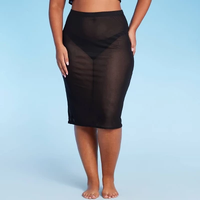 Women's Mesh Cover Up Midi Skirt - Wild Fable™ 6 Women's Mesh Cover Up Midi Skirt - Wild Fable™ - Image 4